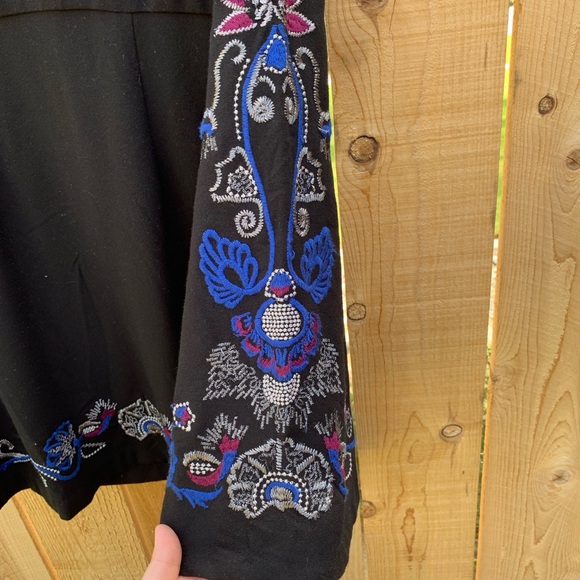 Free People NWT 4 Holiday Folk Flare Dress - Picture 4 of 8